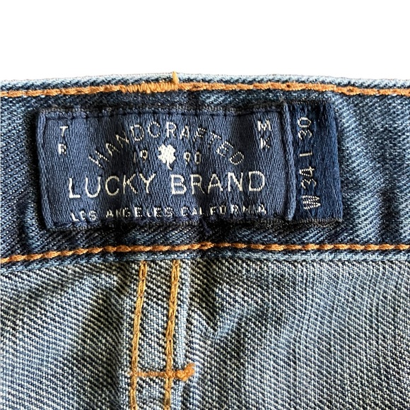 Lucky Brand 363 Vintage Straight Mens Jeans Size 34x30 Distressed Denim - Picture 6 of 9